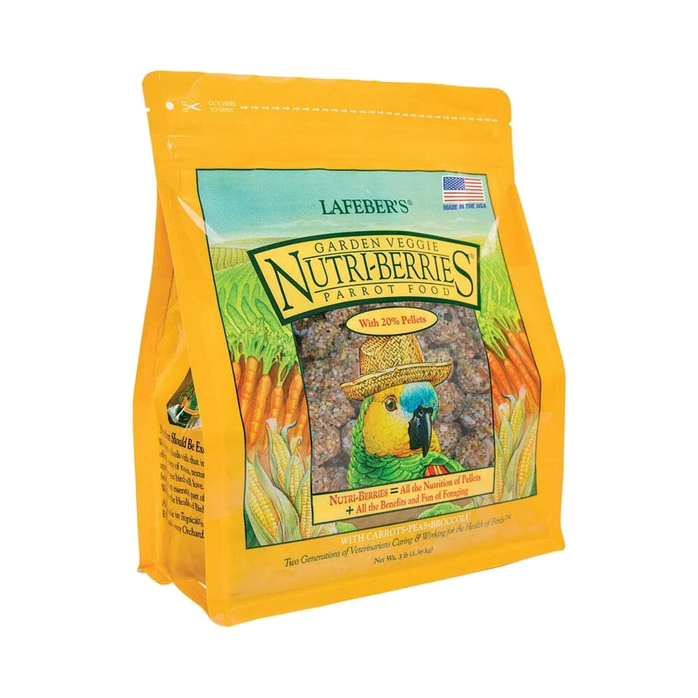 Lafeber Nutri-Berries Garden Veggie - Papegaai - 1,36 kg