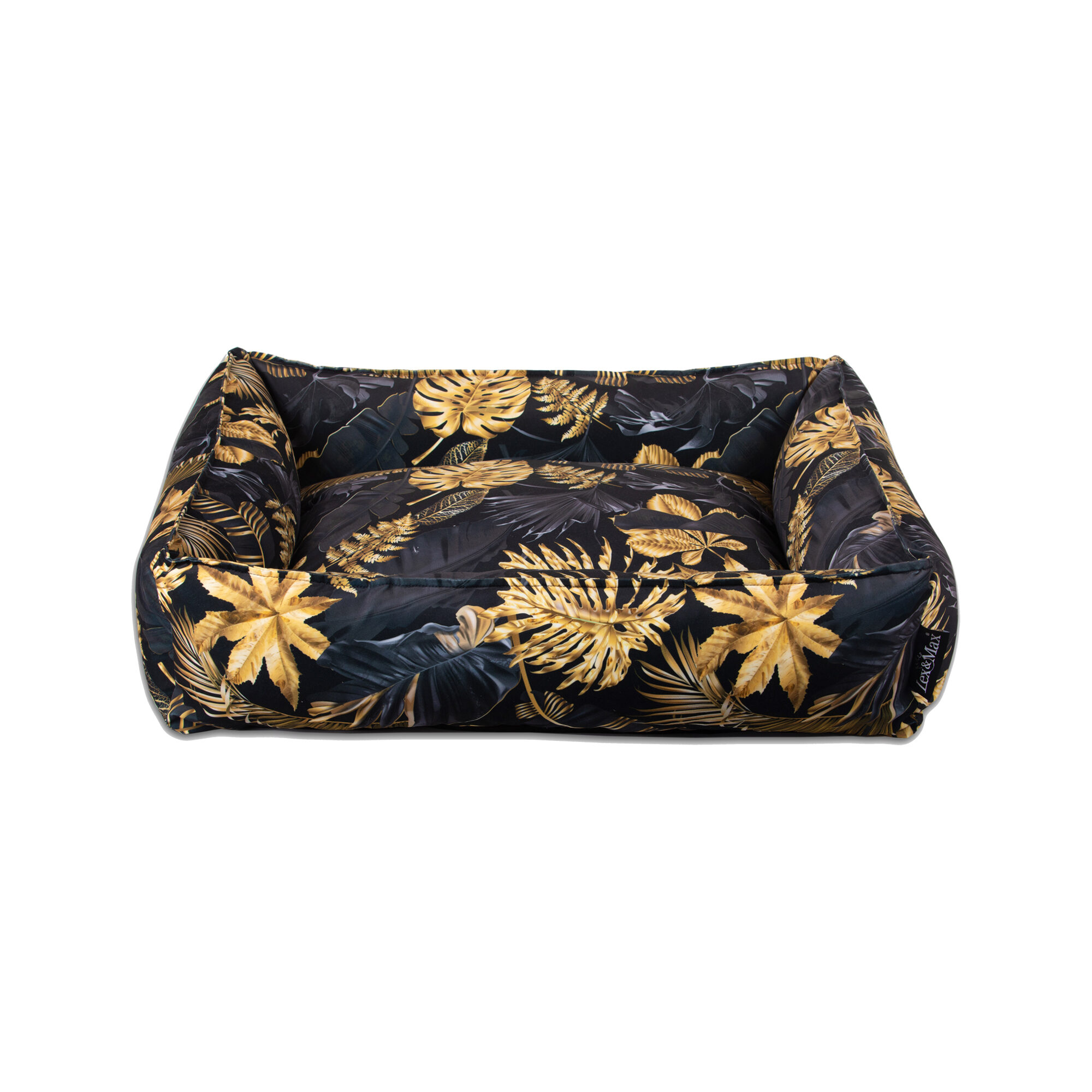 Lex & Max Dubai - Dog Basket - 70 x 55 cm - Black/Gold