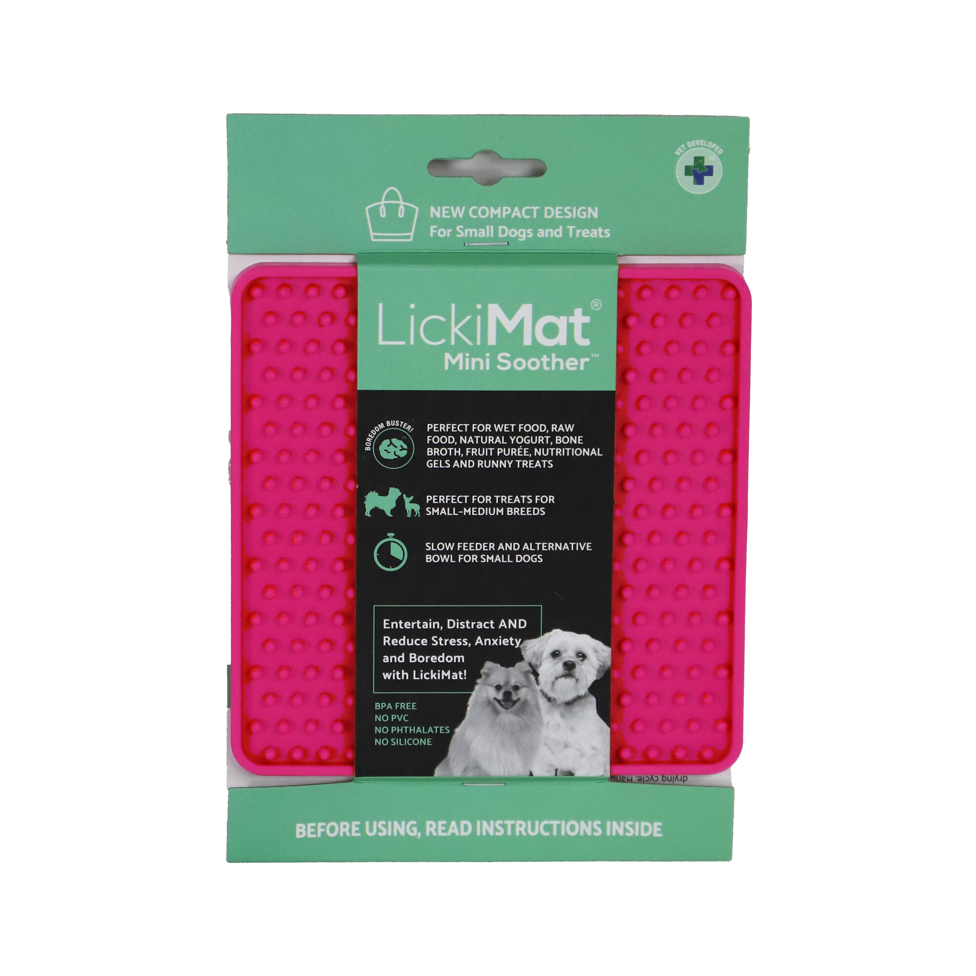 LickiMat Mini Soother - Roze