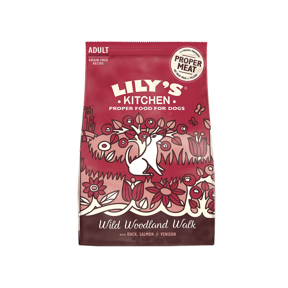 Lily's Kitchen Aliments Chiens Adultes - Canard, saumon et cerf - 12 kg
