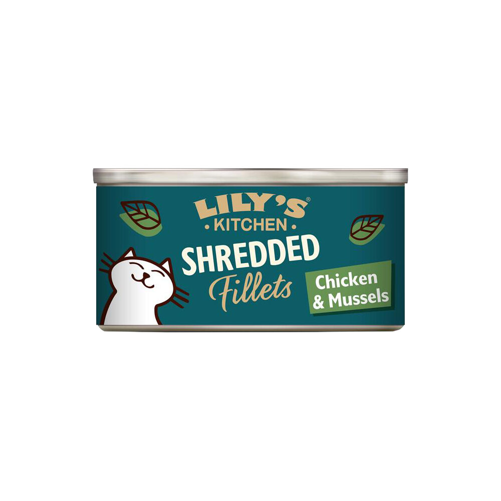 にゃんこ好きLILY'S KITCHEN SHREDDED FILLETS Fillet pieces for cats multipack (32 x 70g) Lily's Kitchen