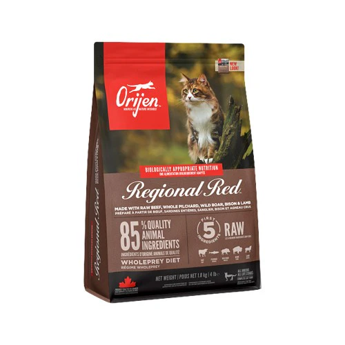 Orijen Regional Red Cat Whole Prey - 2 x 1,8 kg