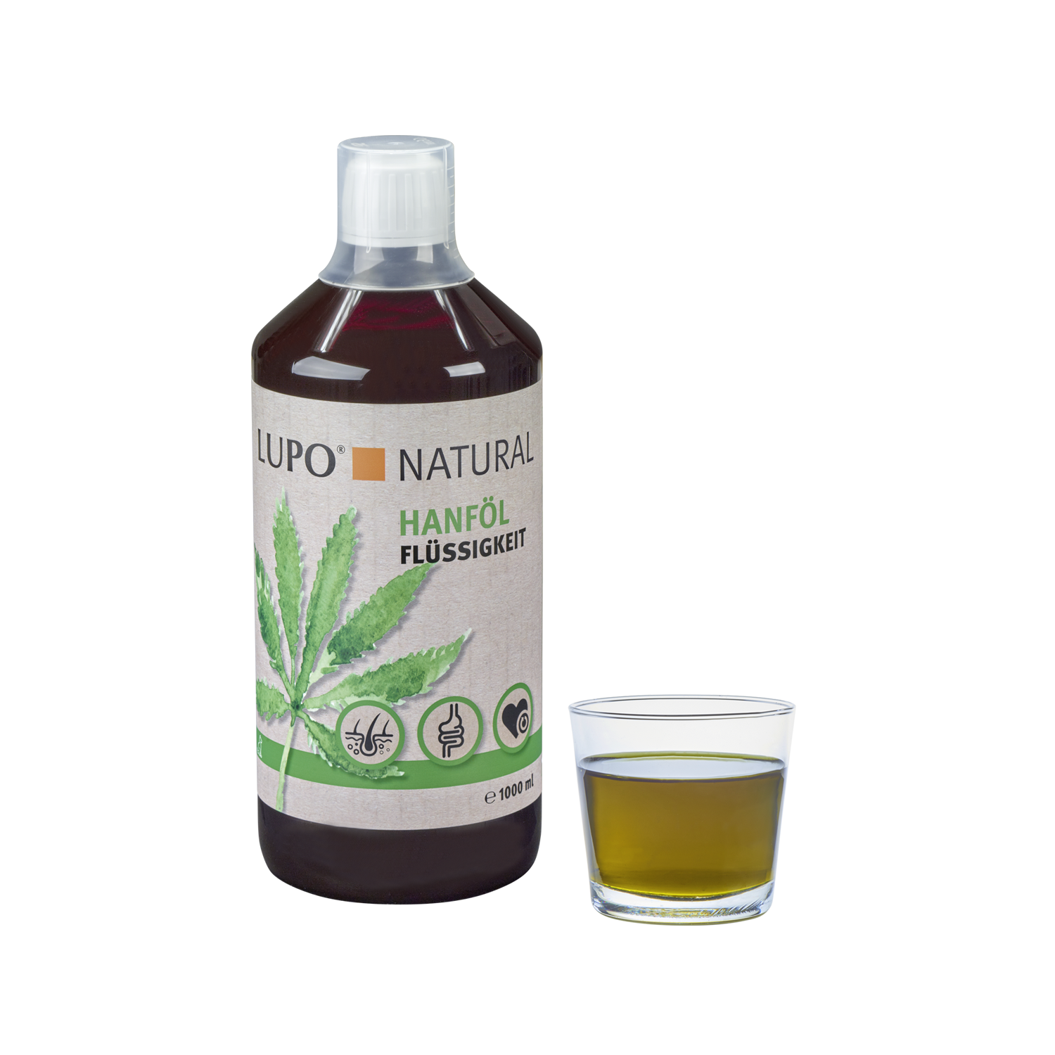 Luposan Lupo Natural Hennepolie - 500 ml