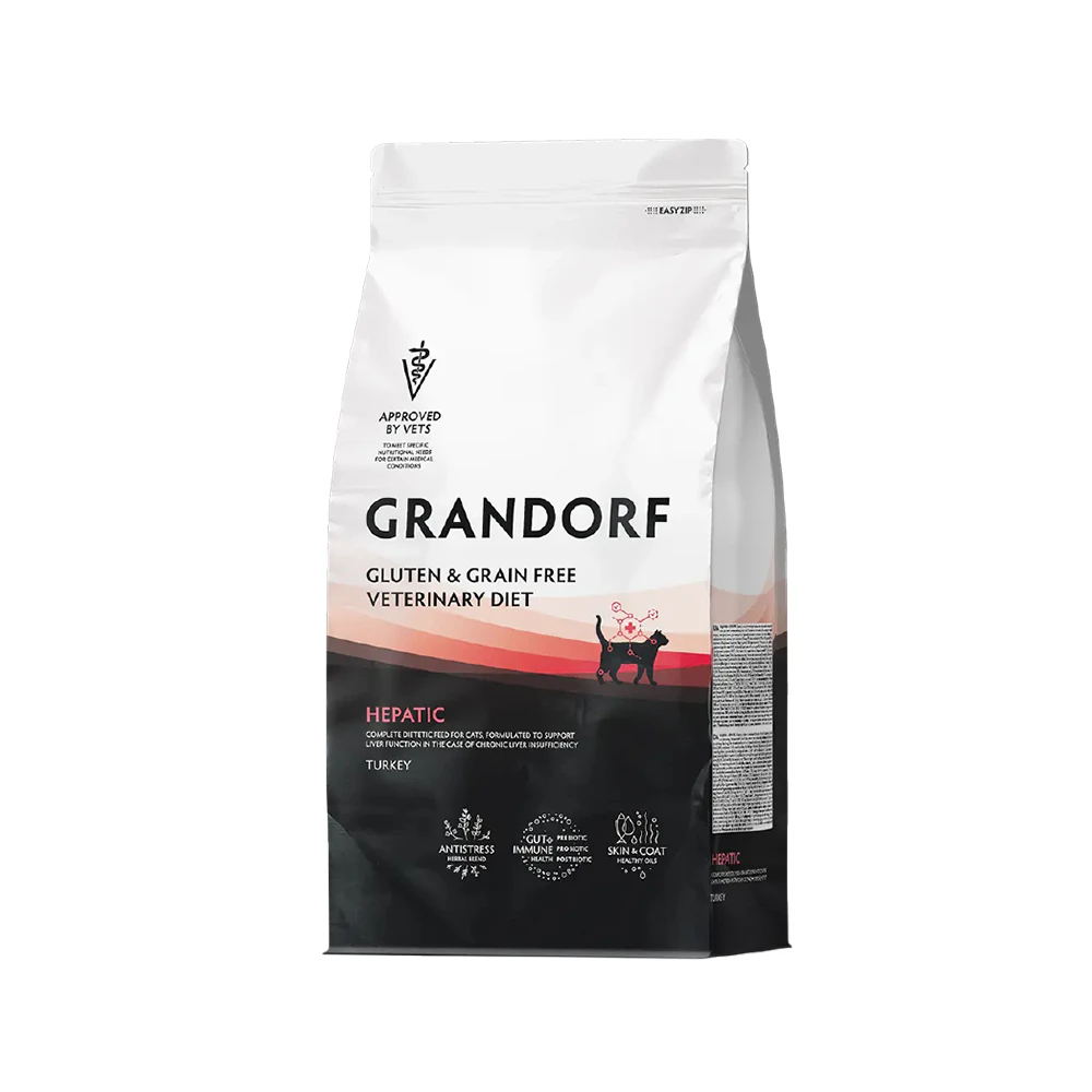Grandorf Veterinary Diet Cat - Gluten & Grain Free - Hepatic
