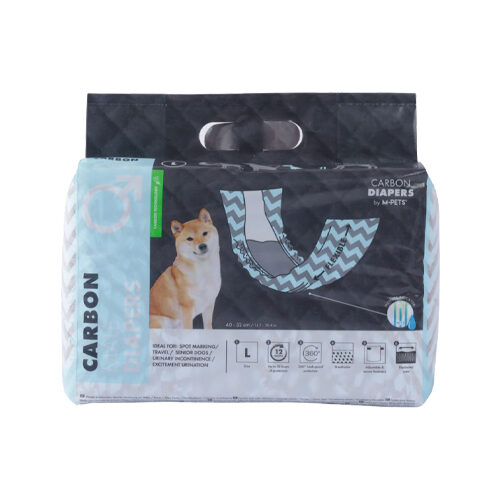 M-Pets Carbon Diapers for Male Dogs