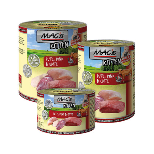 MAC's Kitten Cat Food Tin Order Vetsend.co.uk