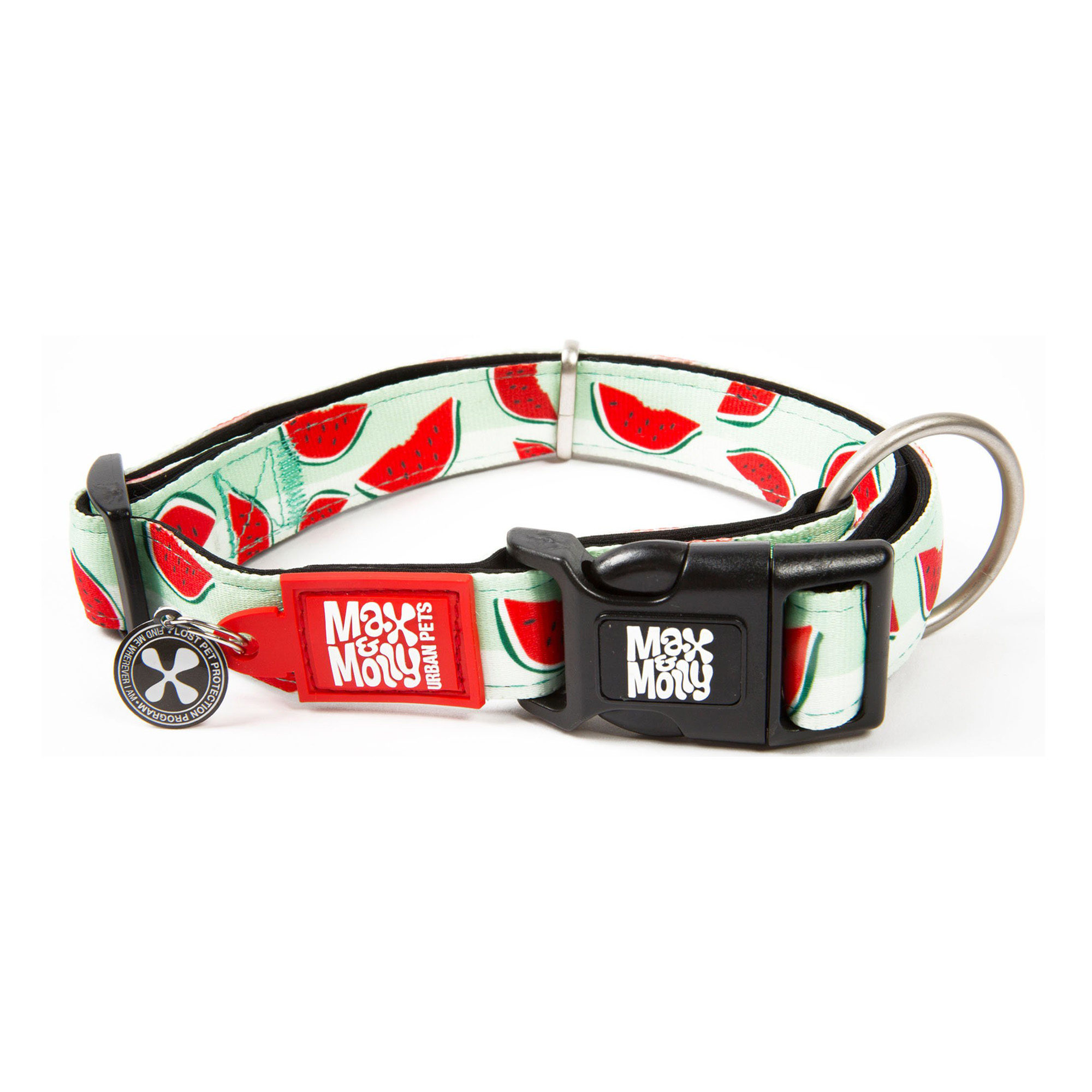 Max & Molly Smart ID Halsband - Watermelon