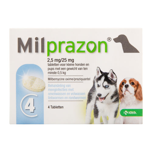 Milprazon große Hunde (12,5 mg) - 4 Tabletten