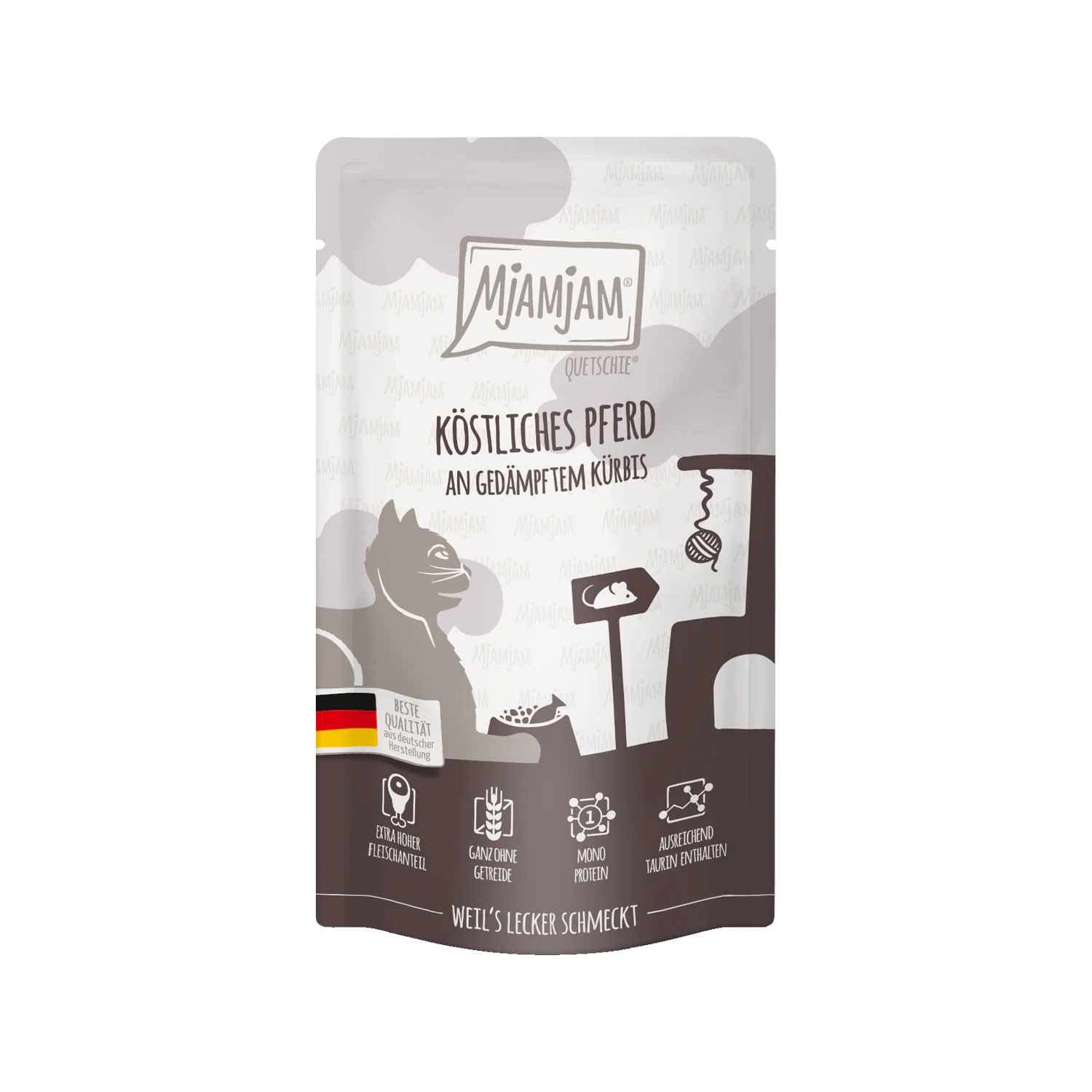 MjaMjaM Nassfutter - Quetschbeutel Adult Cat