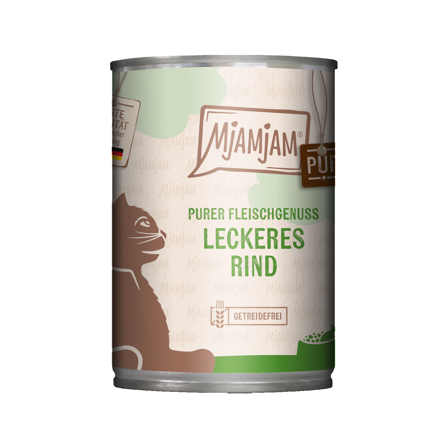 MjaMjaM Puur Vleesgenot - Blik Adult Cat - Rund - 6 x 400 g