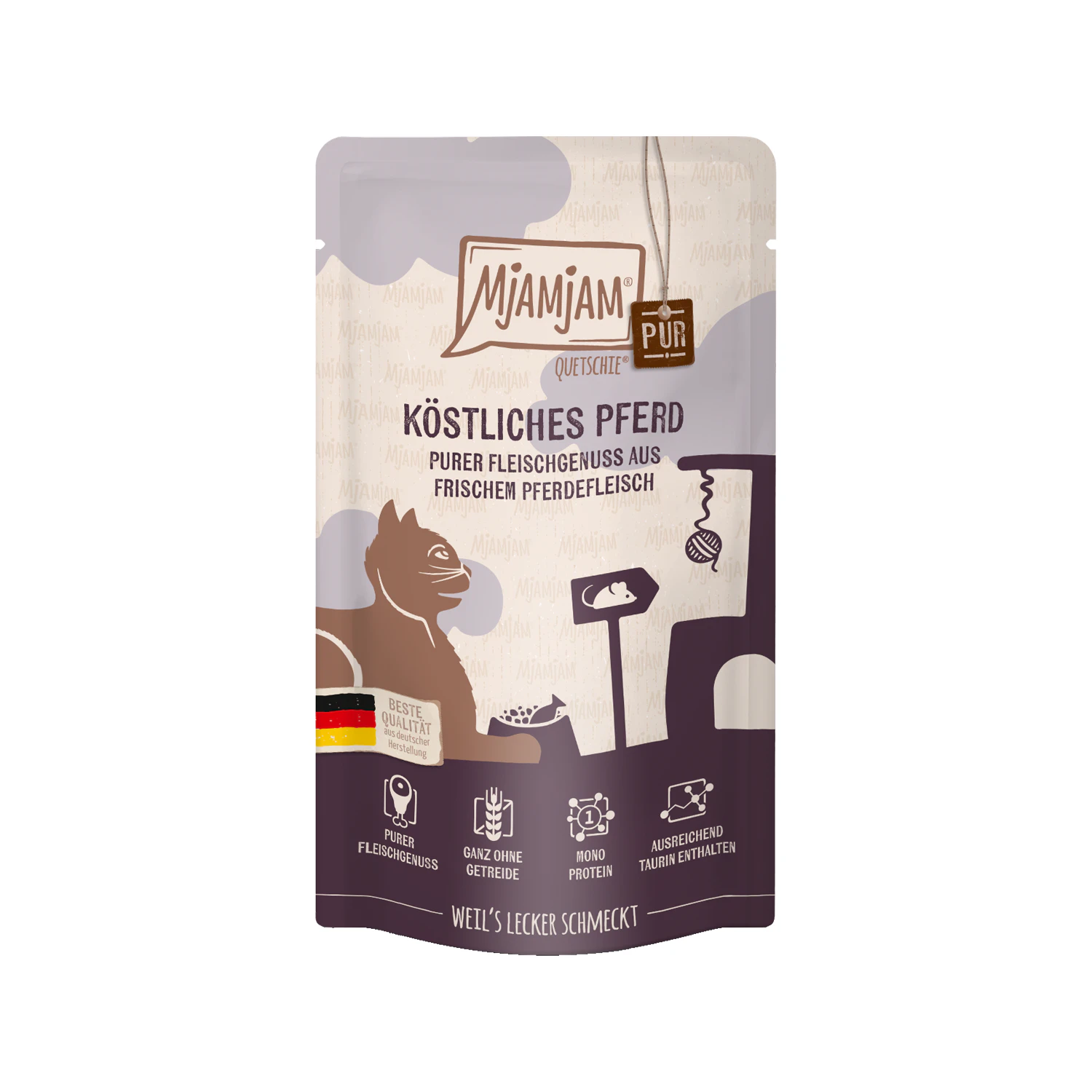 MjaMjaM Purer Fleischgenuss - Quetschbeutel Adult Cat