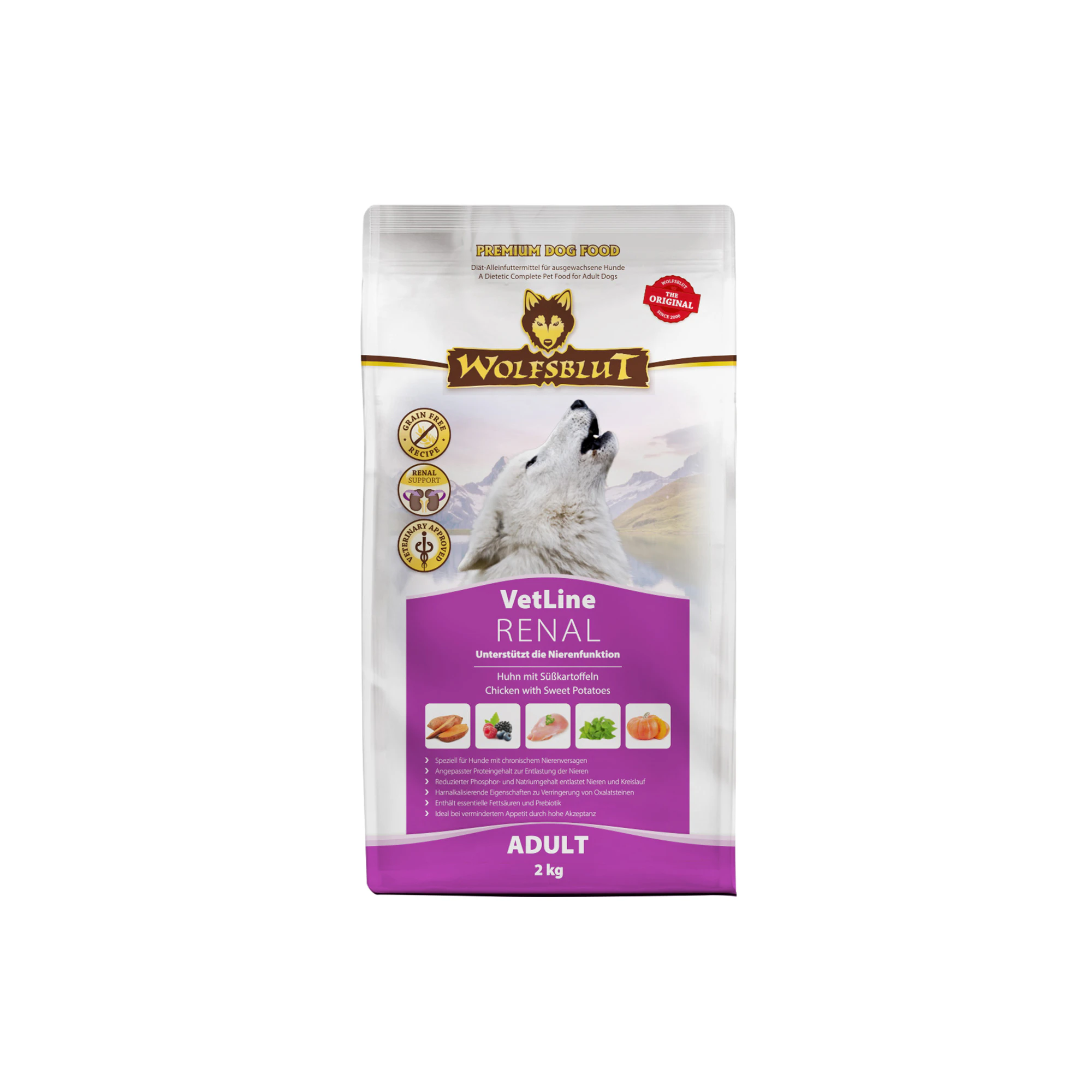 Wolfsblut VetLine Renal - Hondenvoer - 2 kg