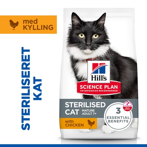 Hill's Science Plan Sterilised Cat - Mature Adult 7+ - Kylling