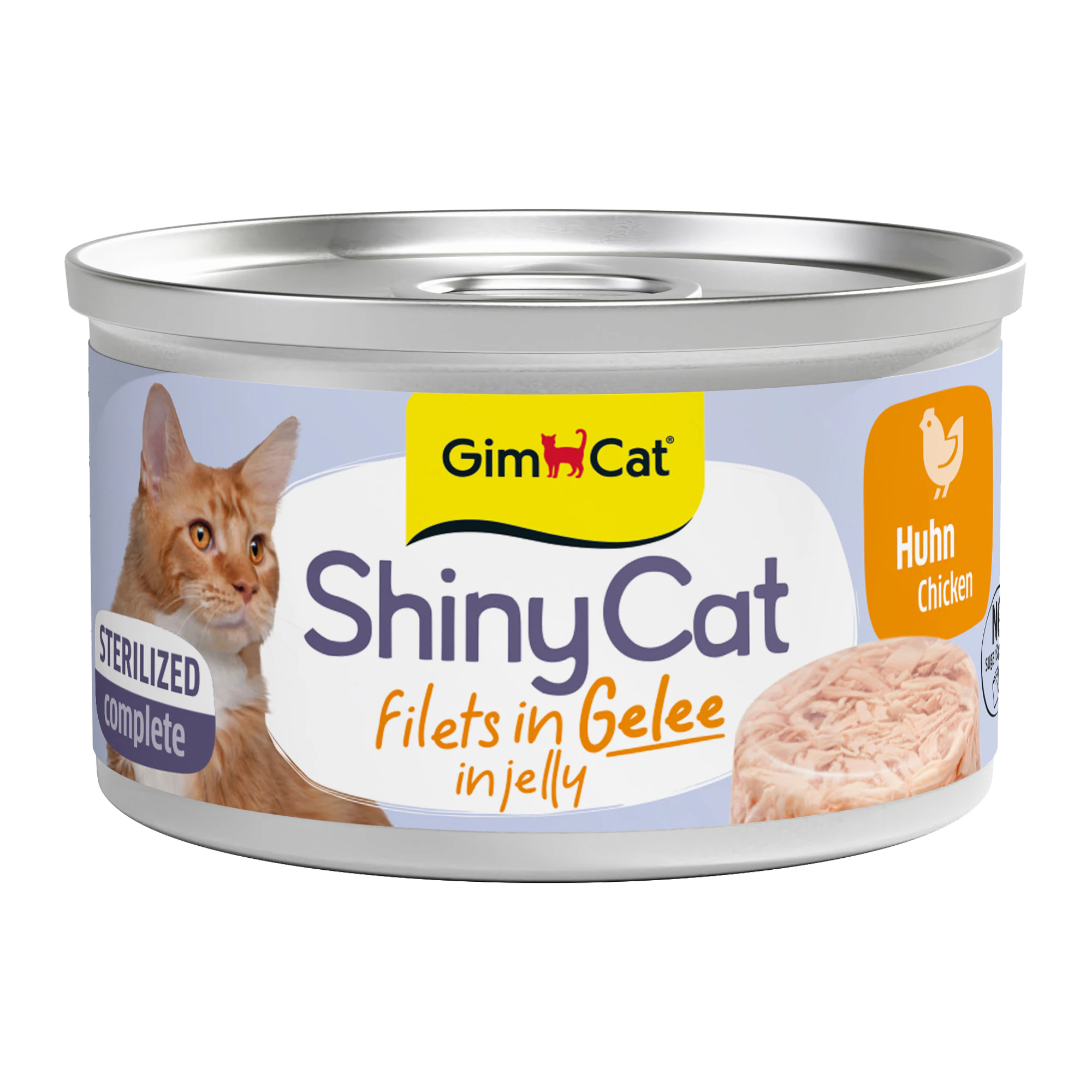 GimCat ShinyCat Sterilized in Jelly - Huhn - 24 x 70 g