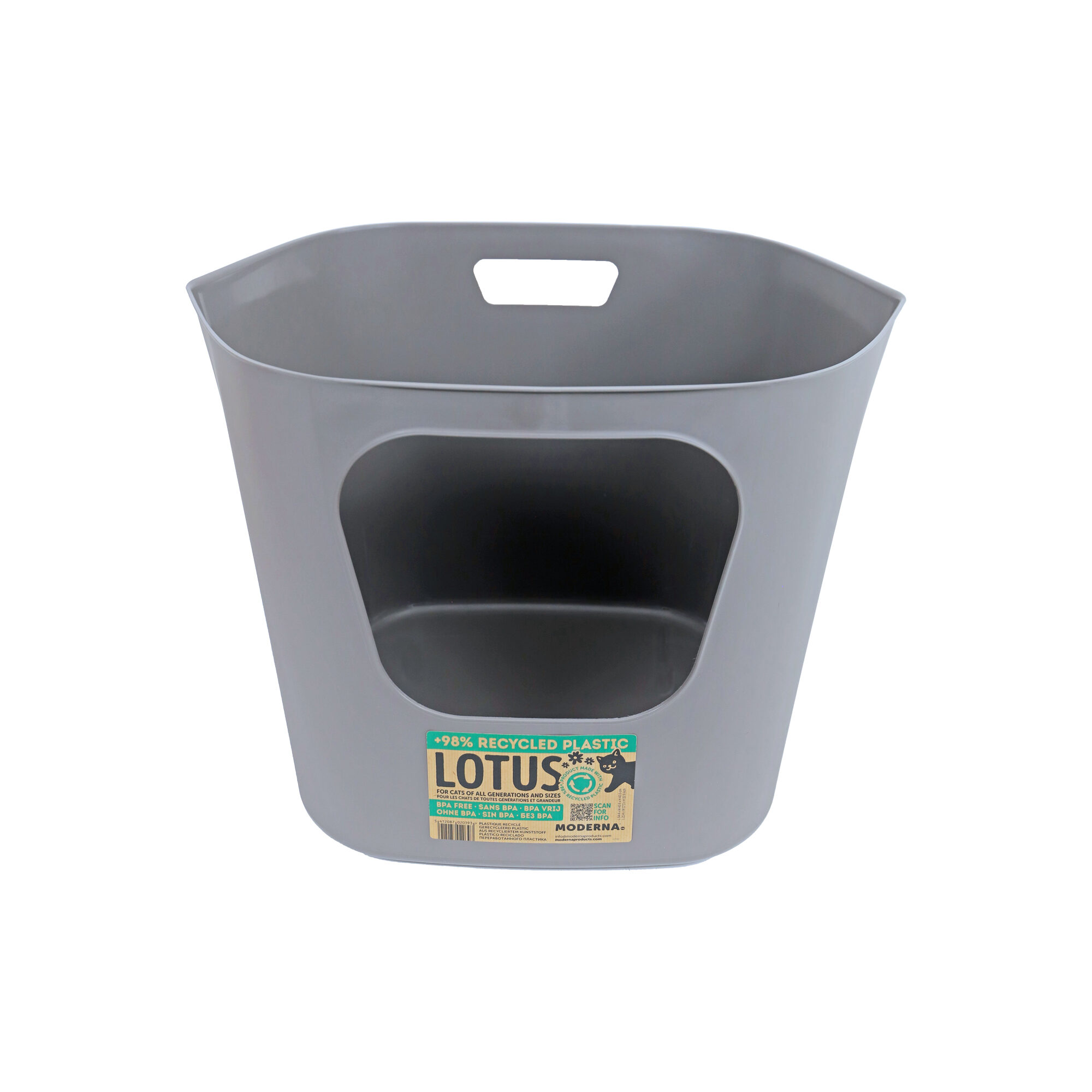 Kattenbak Moderna kattentoilet Flip Cat Jumbo 57 Cm Mint green