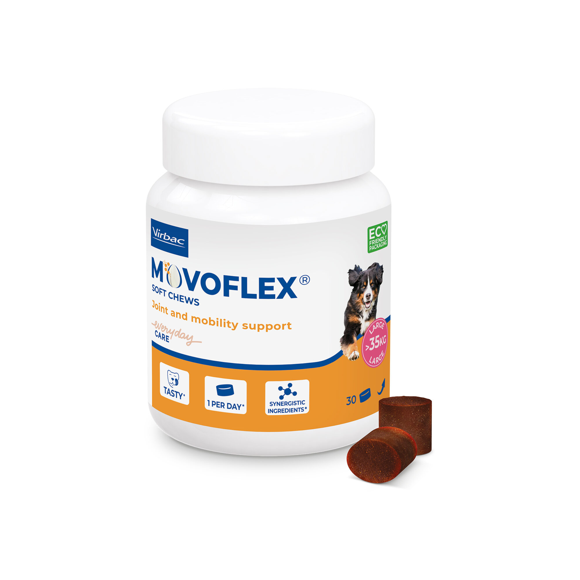 Movoflex Soft Chews L - >35 kg - 30 pièces