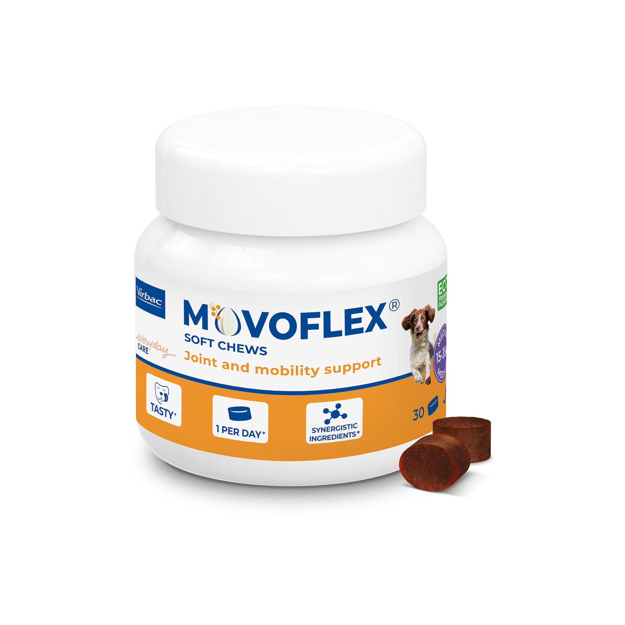 Movoflex Soft Chews M - 15-35 kg - 30 pièces