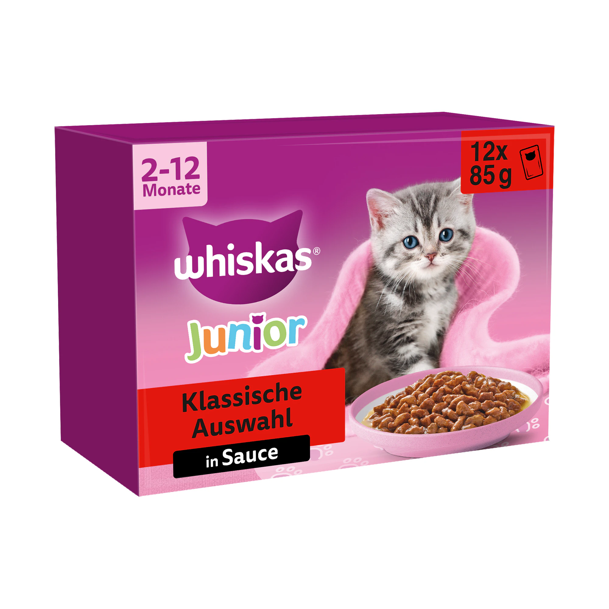 Whiskas Junior Nassfutter - Klassisch