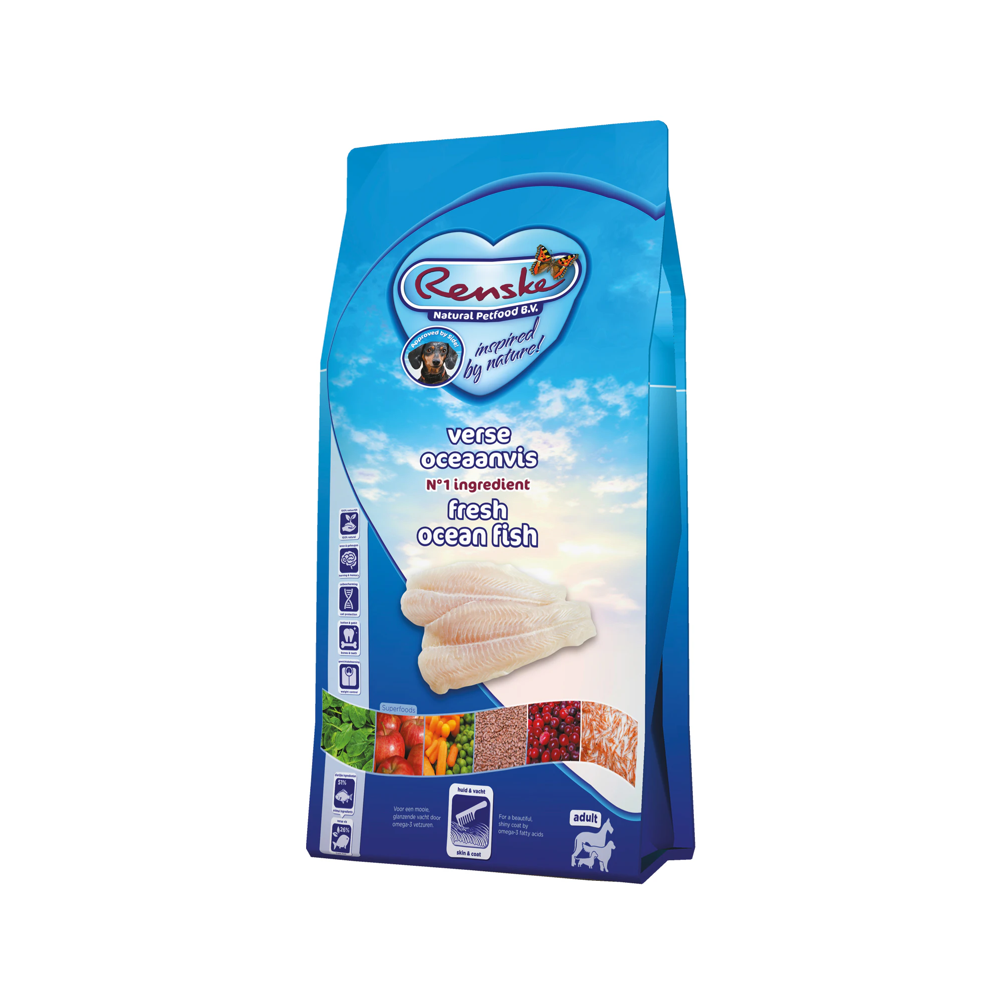 Renske Super Premium Adult - Ryba oceaniczna - 2 x 12 kg