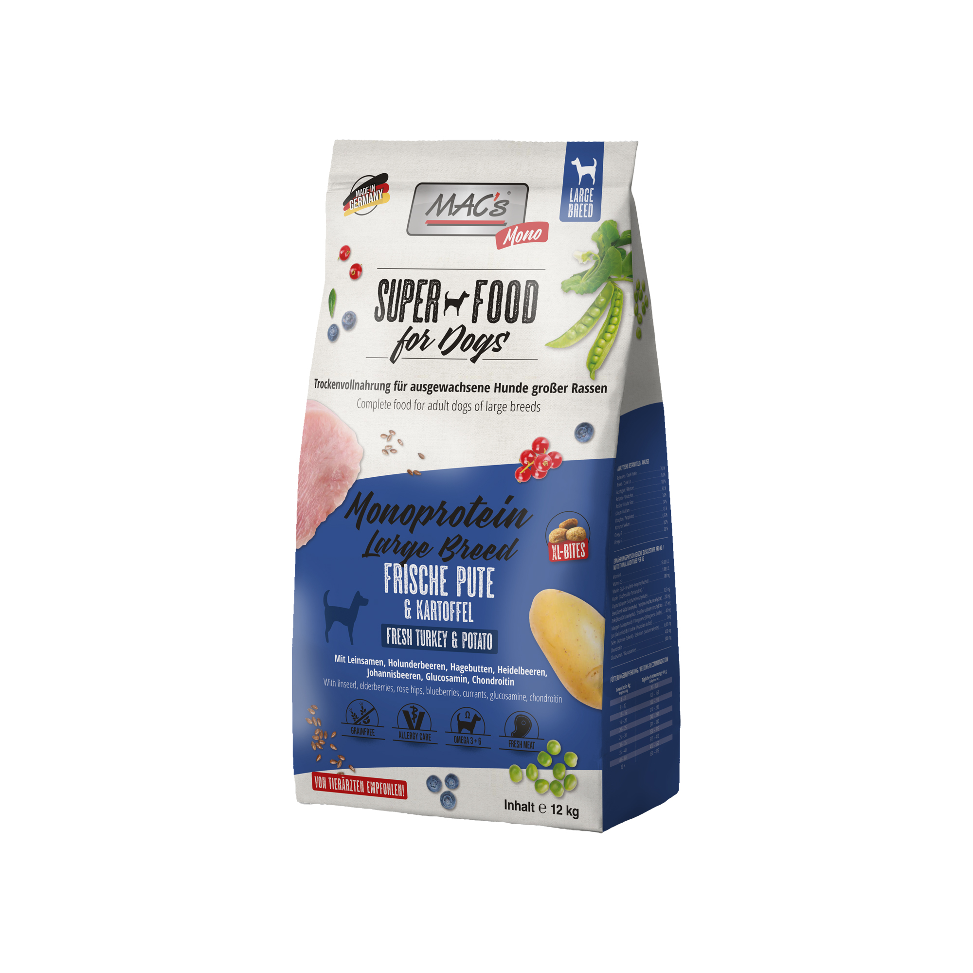 MAC's Monoprotein Large Breed Hondenvoer