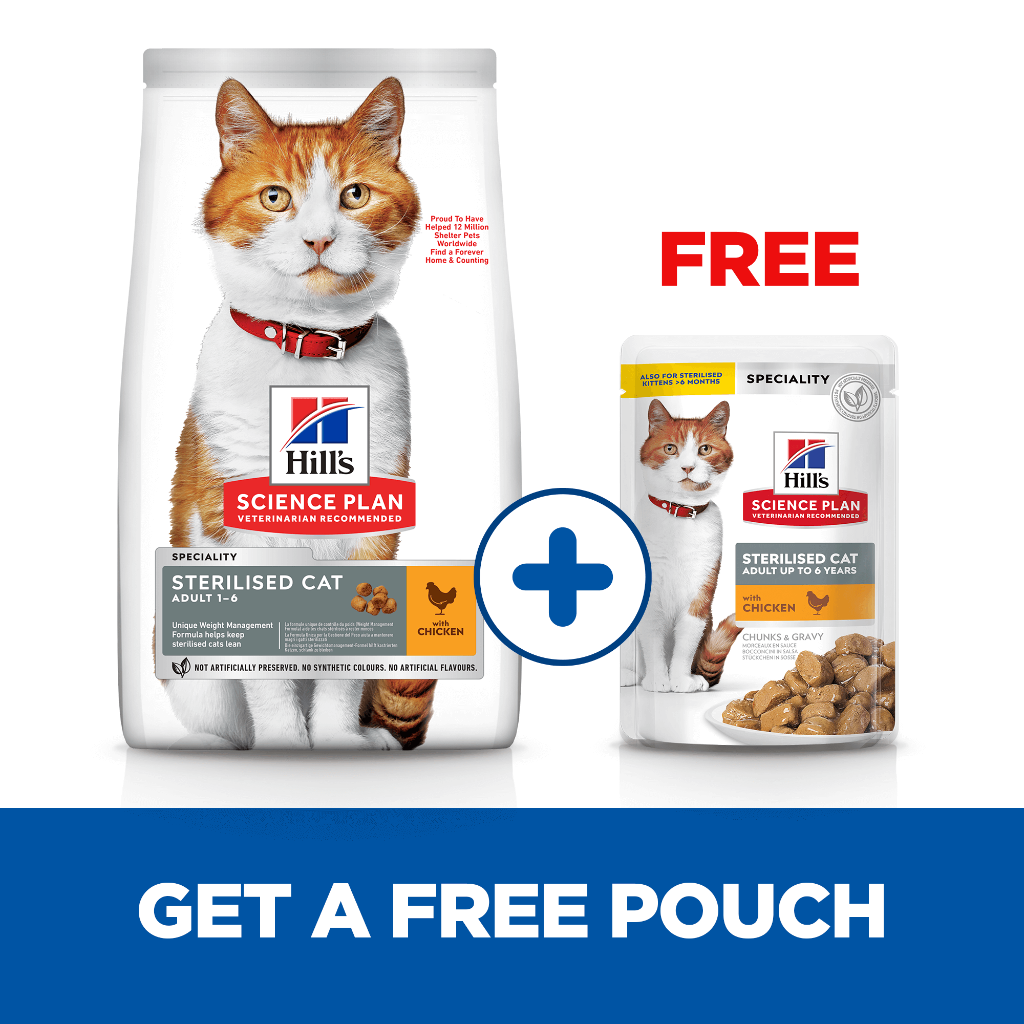 Hill's Science Plan - Feline Young Adult - Sterilised - Chicken - 3 kg