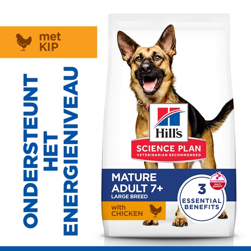 Hill's Science Plan - Large Breed - Mature Adult 6+ - Kip