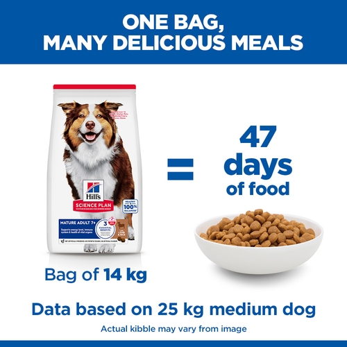 Hill's Science Plan - Medium - Mature Adult 7+ - Lamb & Rice