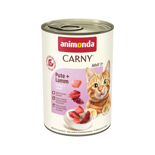 Animonda Carny Adult - Kalkun med lam - 6 x 400 g