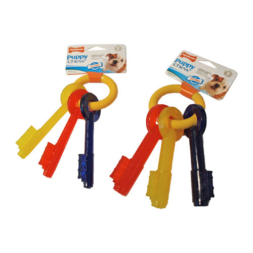 Puppy teething hot sale keys