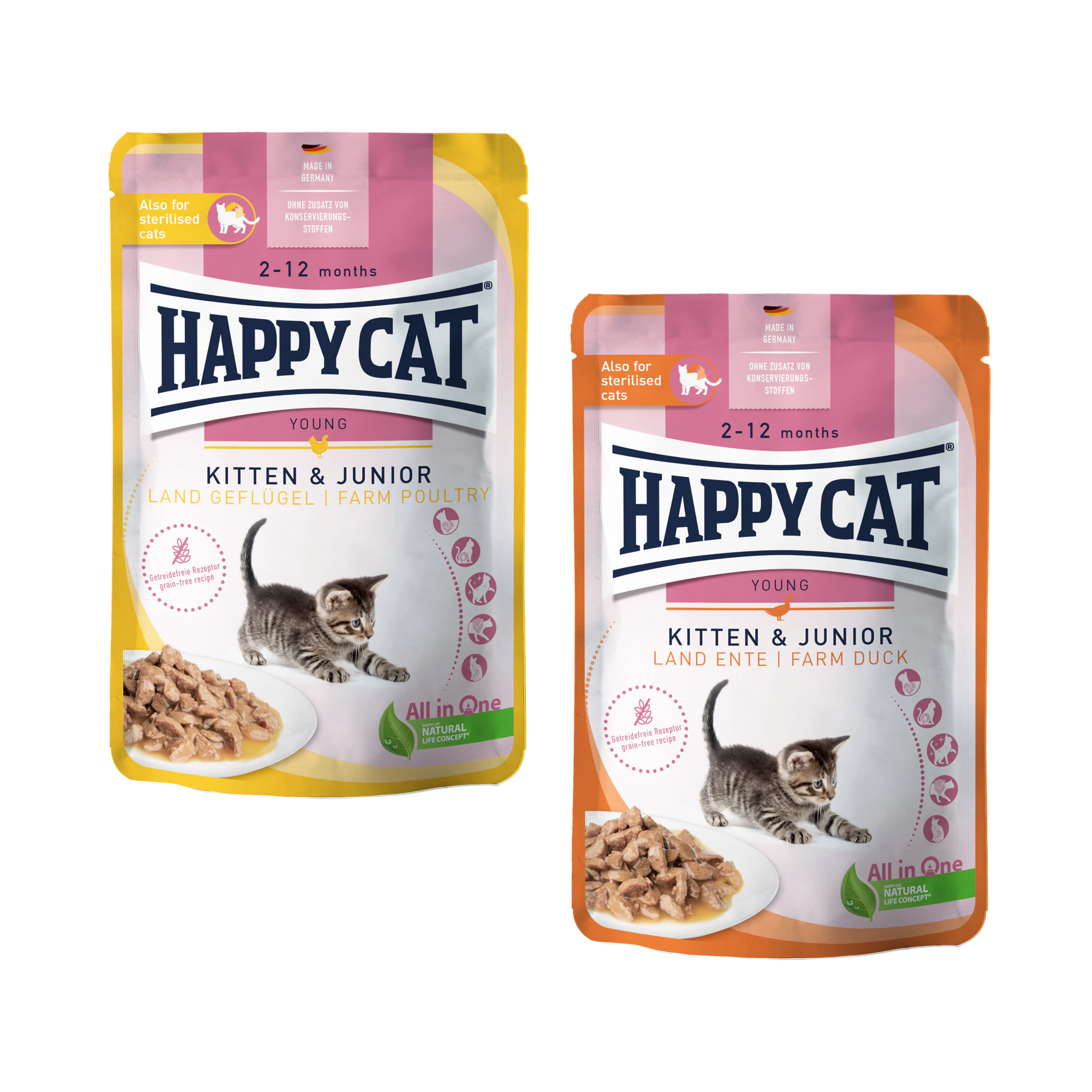 Happy Cat Kitten & Junior - Nourriture humide
