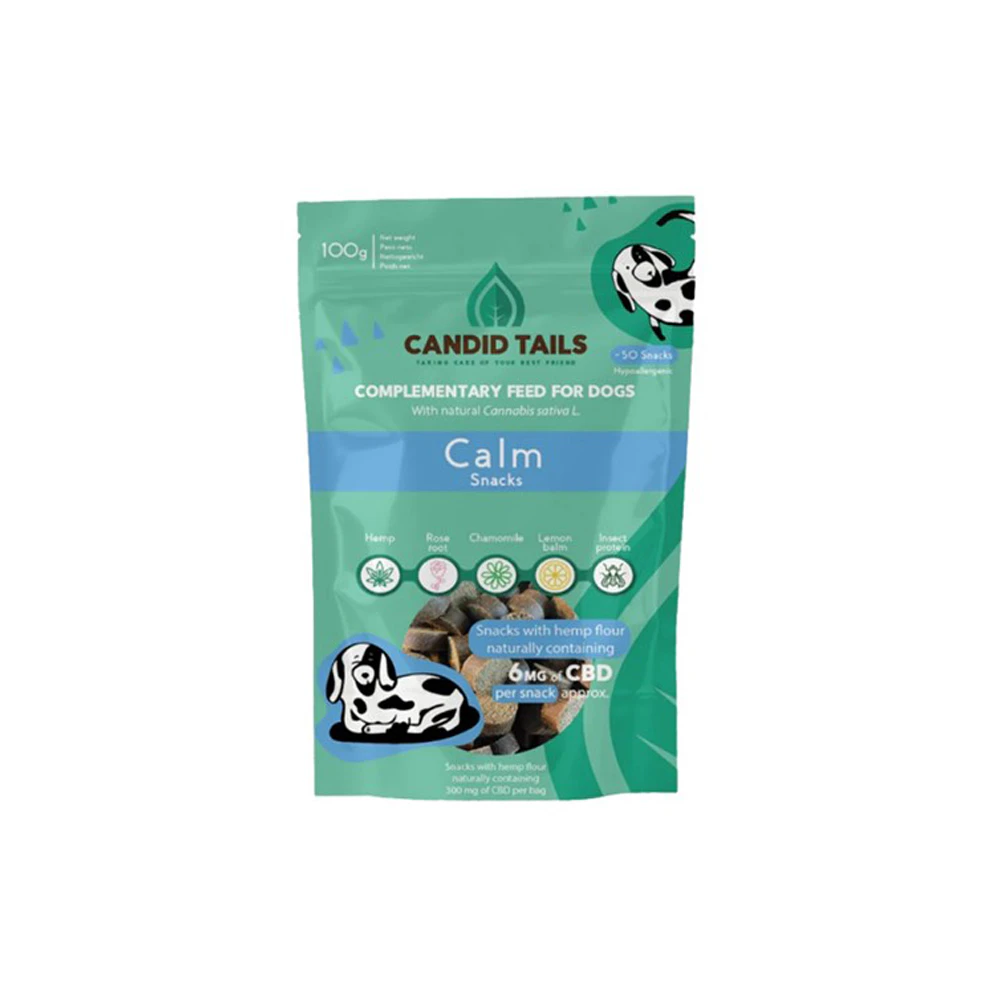 Candid Tails Calm+ Snacks met CBD
