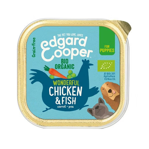 Edgard & Cooper Biologique Chiot - Poulet & Poisson