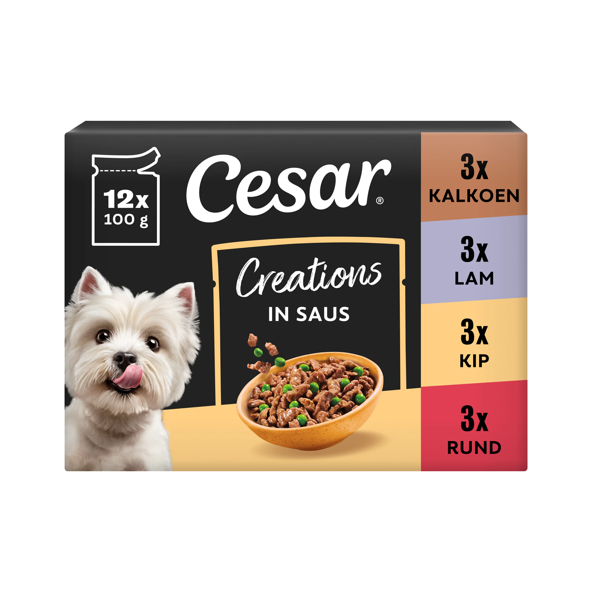 Cesar Selection in sauce - Multipack - 12 x 100 g