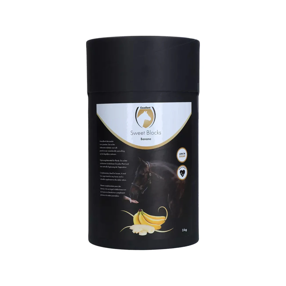Excellent Horse Sweet Blocks - Banane - 3 kg
