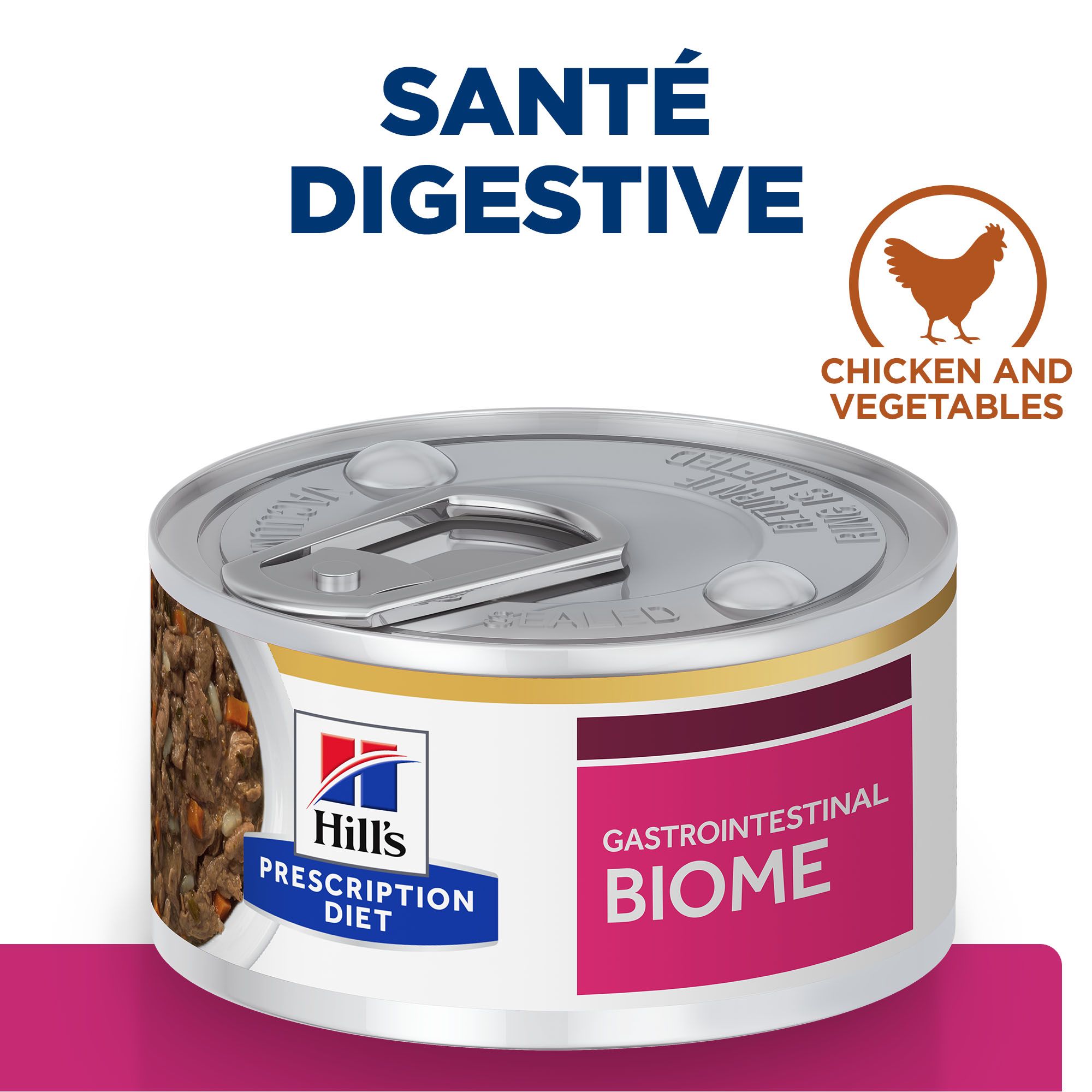 Hill's Prescription Diet - Gastrointestinal Biome - Aliment pour Chat - Mijoté