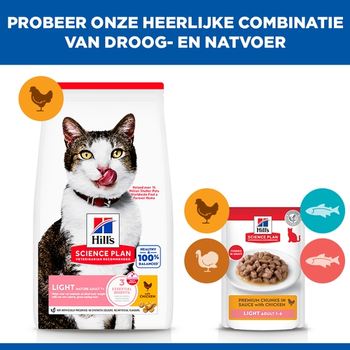 Hill's Science Plan Mature Adult 7+ - Light - Kip