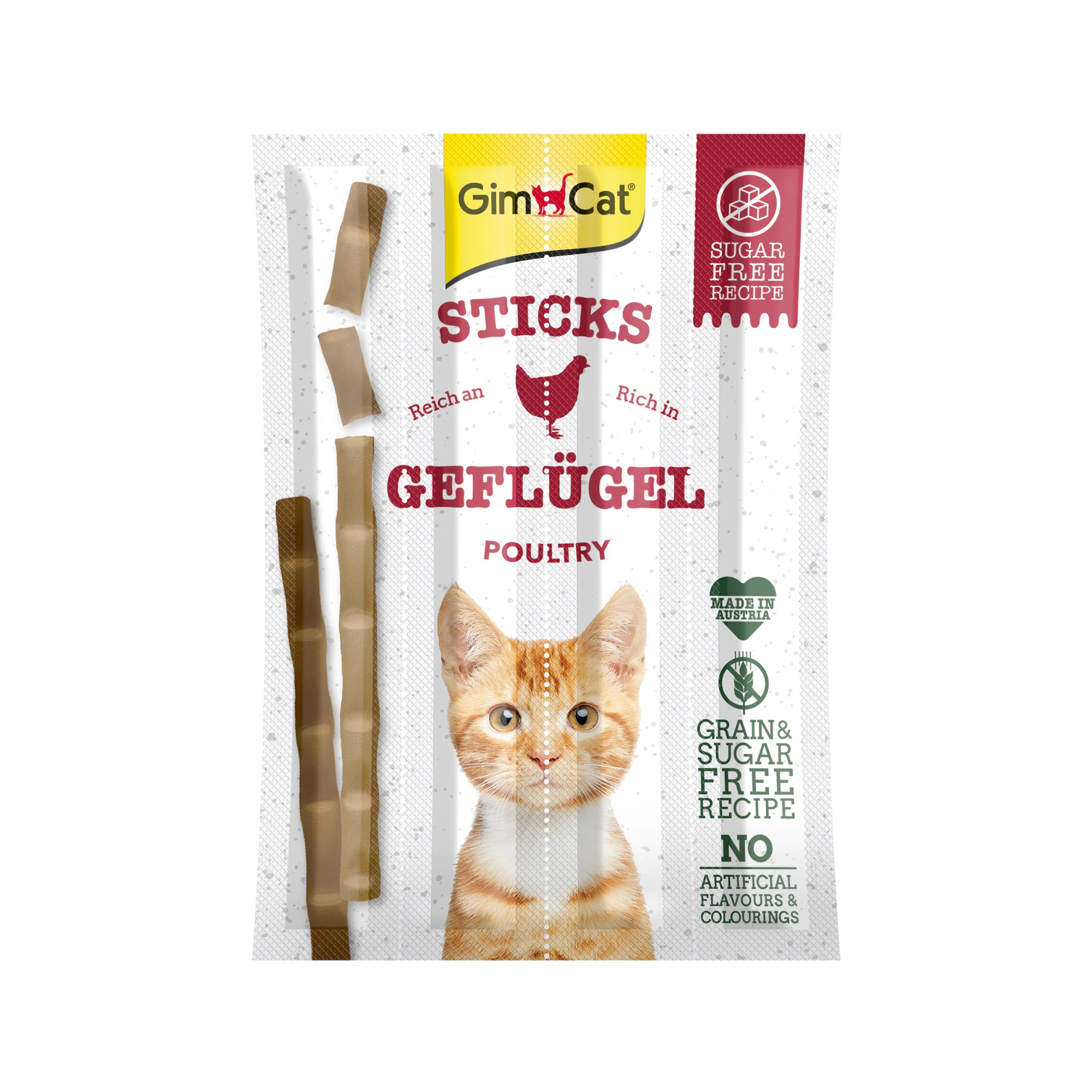 GimCat Sticks - Poultry - 4 Sticks
