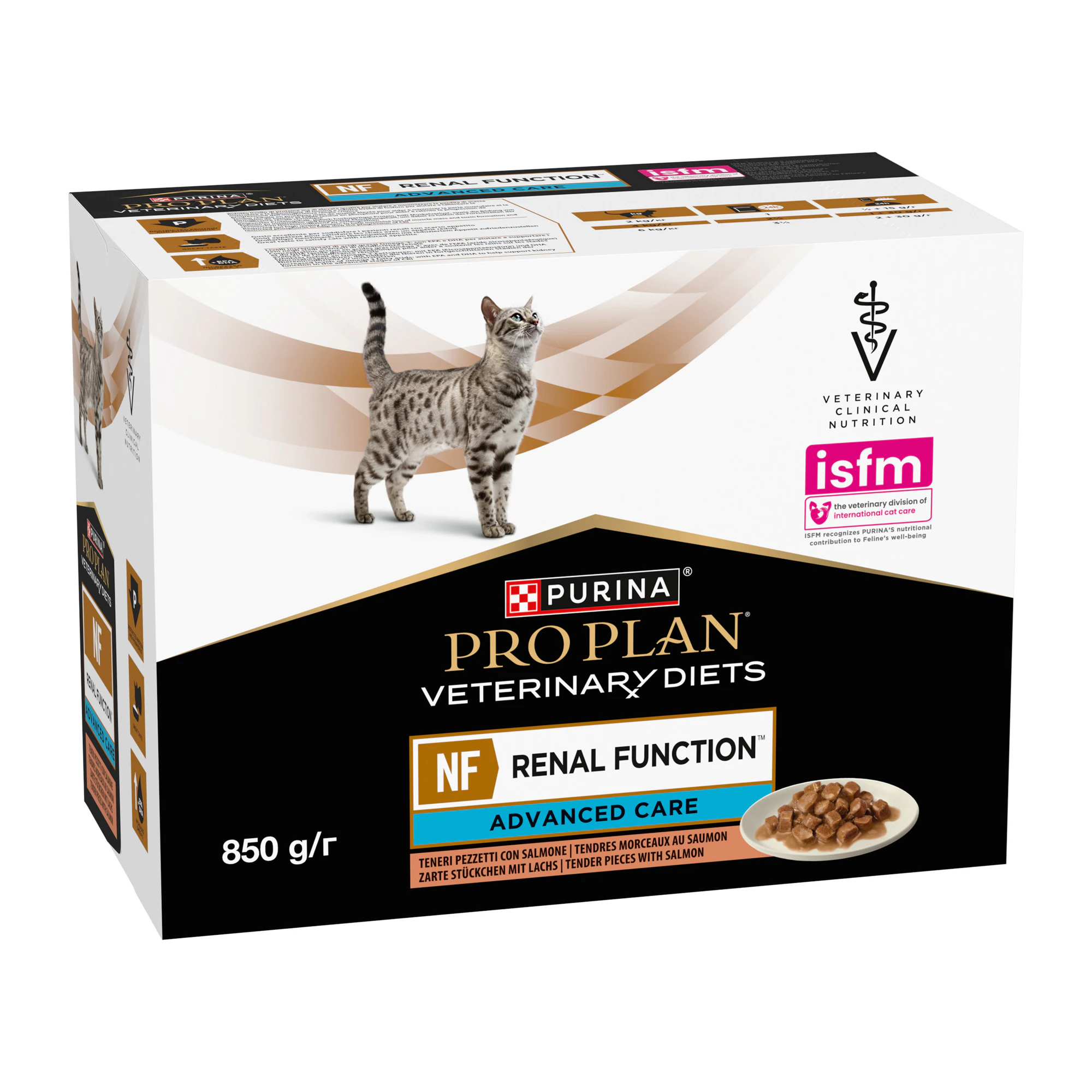 Purina Pro Plan VD NF Renal Function Kat Pouch Zalm - 10 x 85 g
