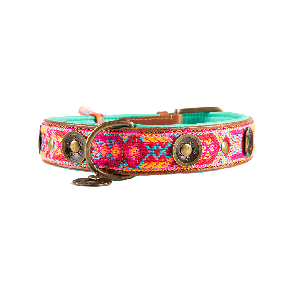 DWAM Dog Collar Boho Rosa - XL (4cm)