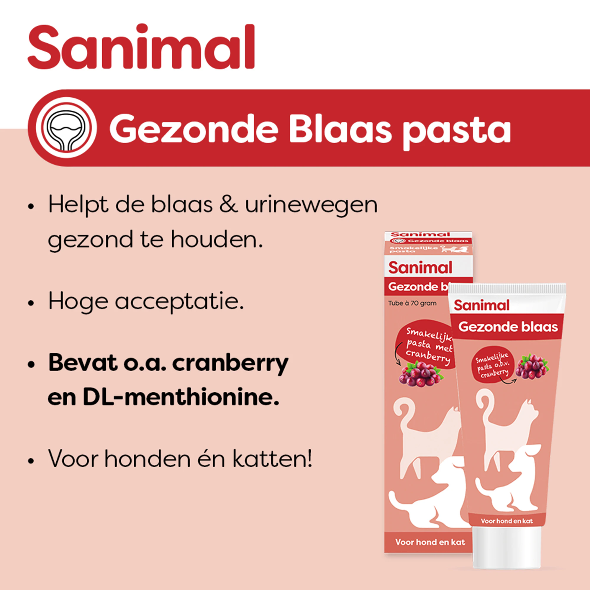 Sanimal Gezonde Blaas Pasta
