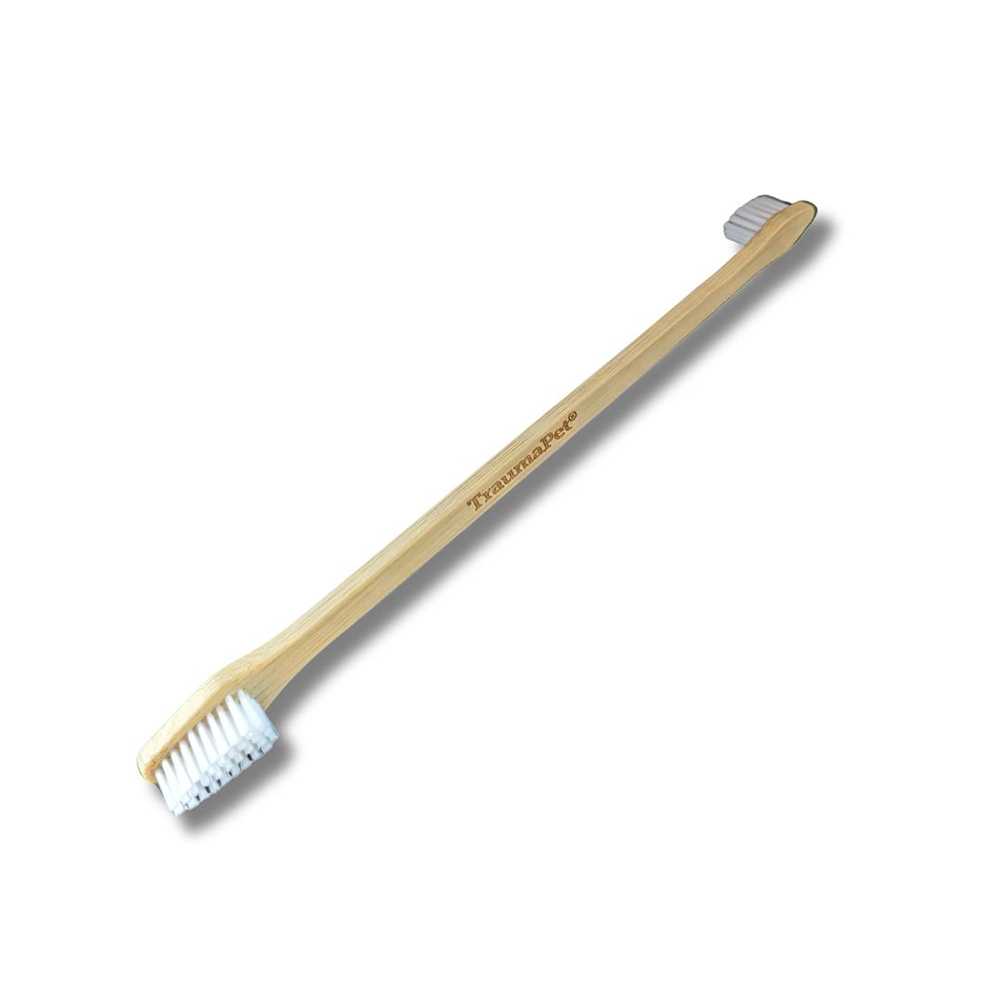 TraumaPet Bamboo Doppelseitige Zahnbürste