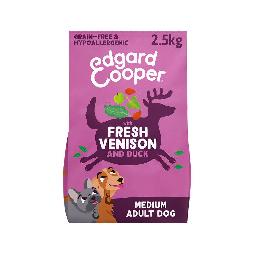 Edgard & Cooper Adult - Hert & Eend - 2,5 kg