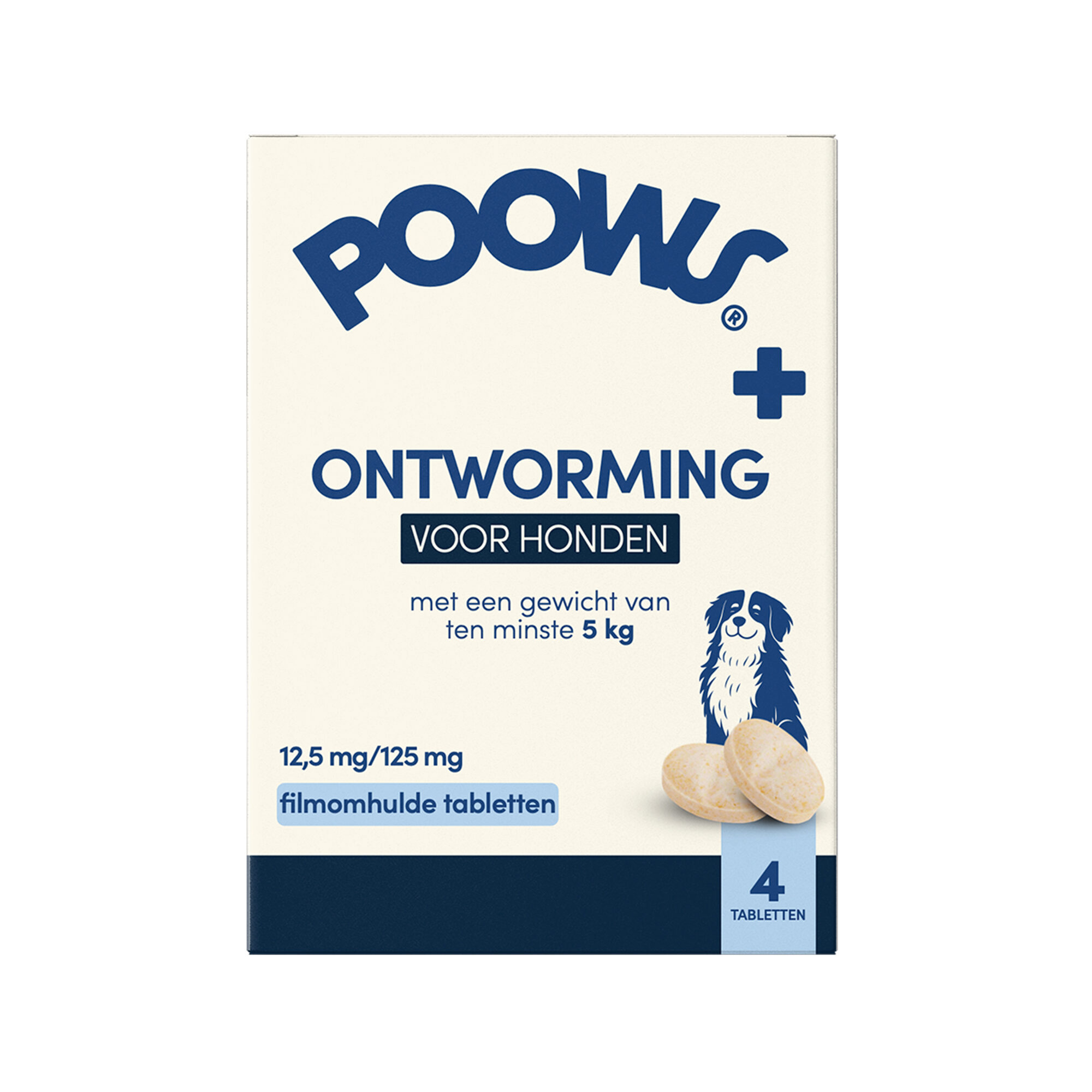 Poows Ontworming Grote Honden - 4 tabletten