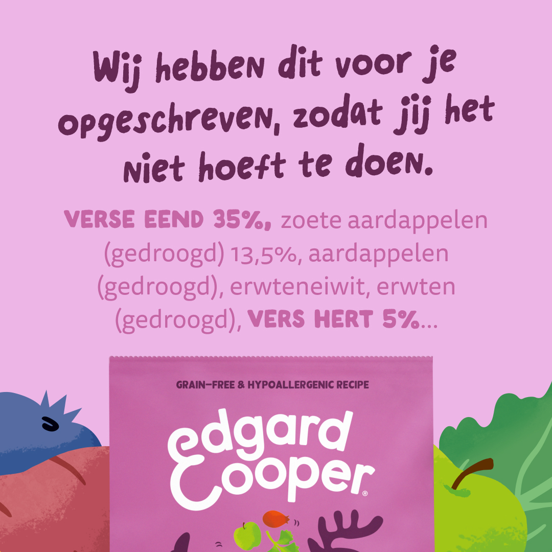 Edgard & Cooper Adult - Hert & Eend