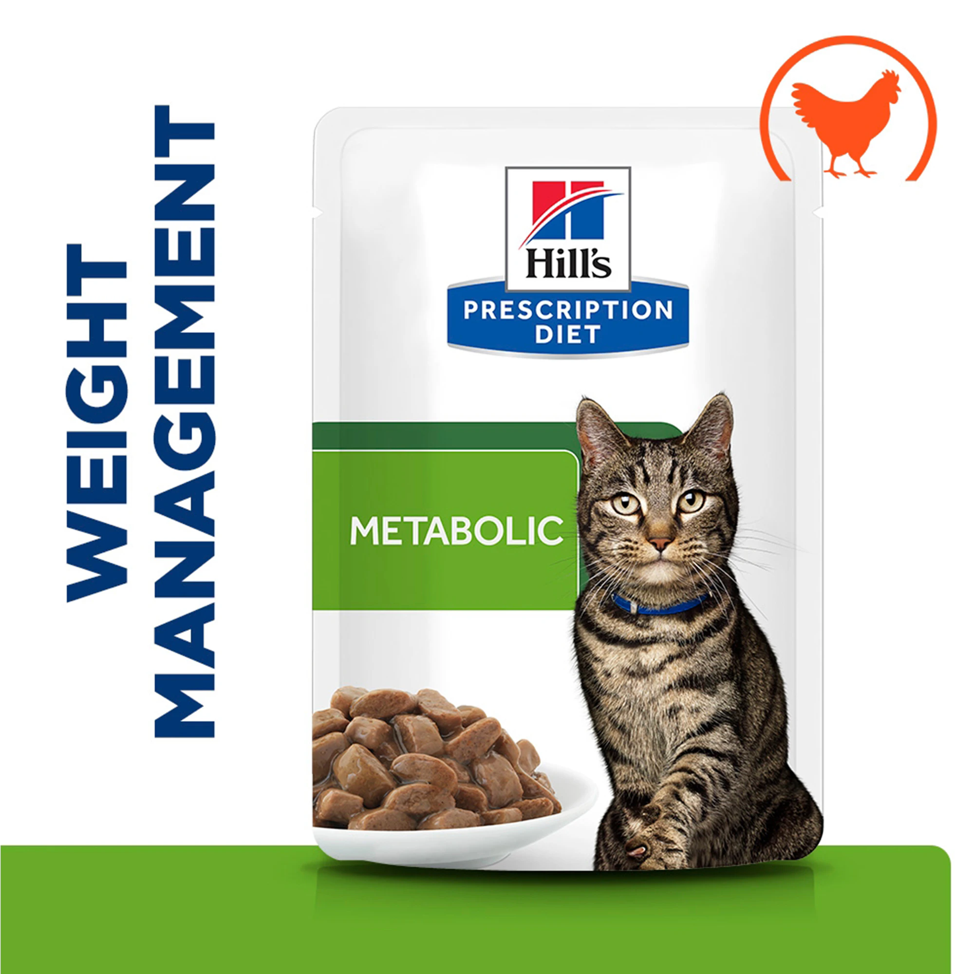 Hill's Metabolic Weight Management - Prescription Diet - Feline - Meal Pouch