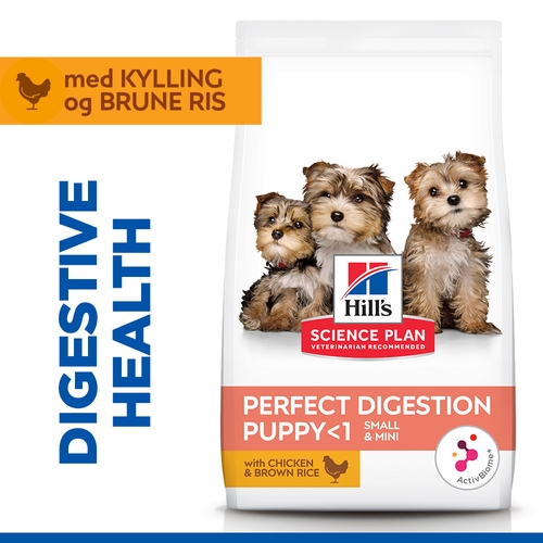 Hill's Science Plan Puppy Perfect Digestion Small and Mini Hundefoder