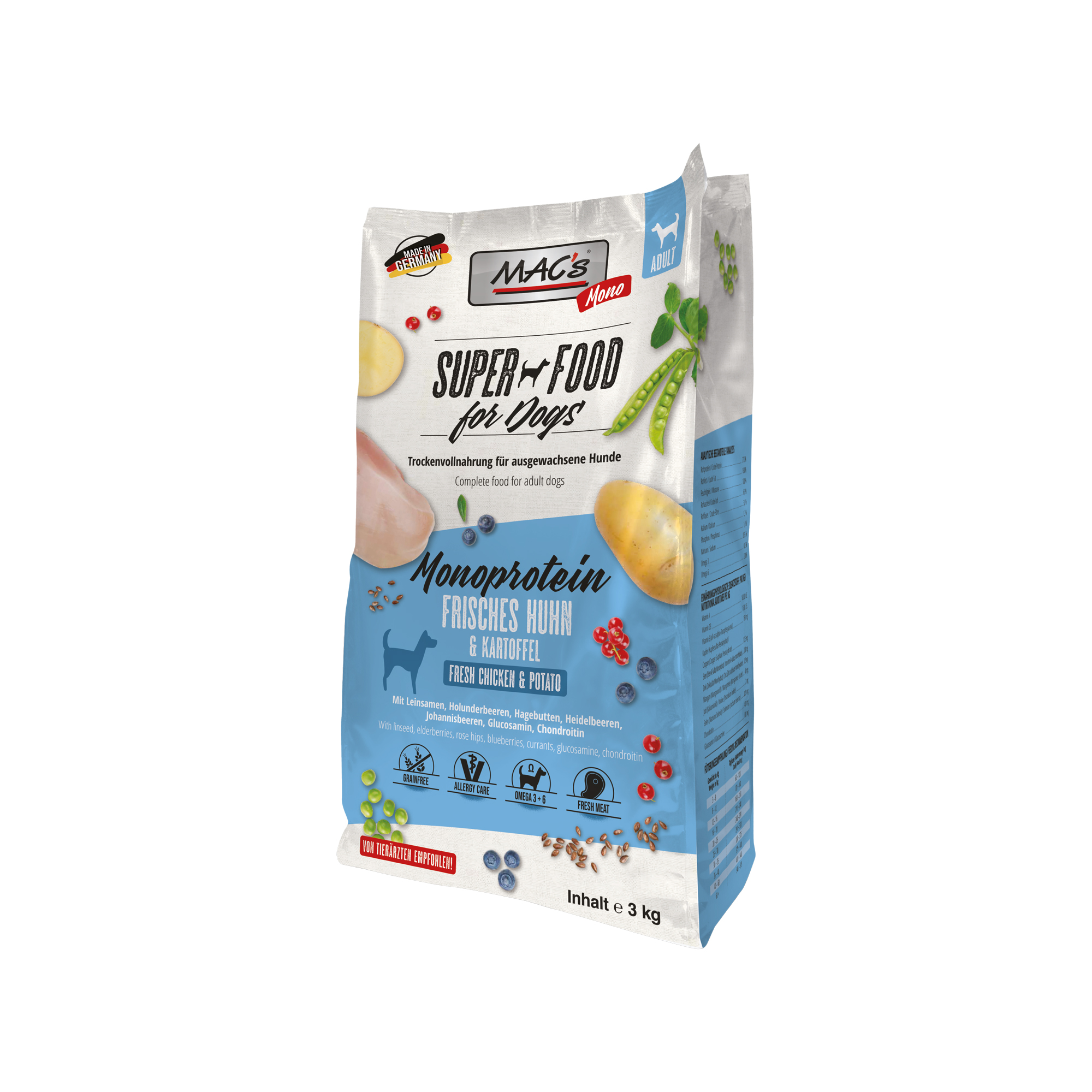 MAC's Monoprotein Dog Food - Chicken - 3kg