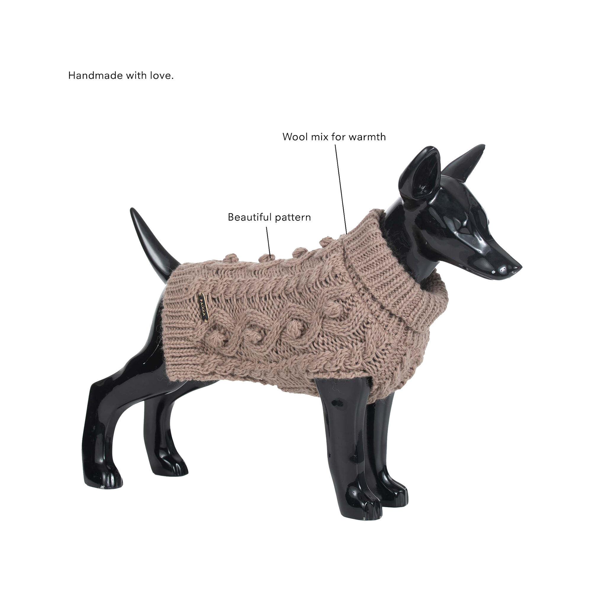 PAIKKA Handmade Knit Sweater I Dog I Order | Vetsend.co.uk