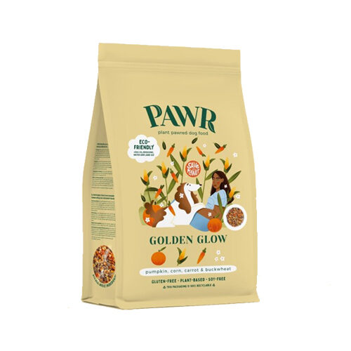 PAWR Golden Glow Plantaardig Hondenvoer - 3x 750 gram