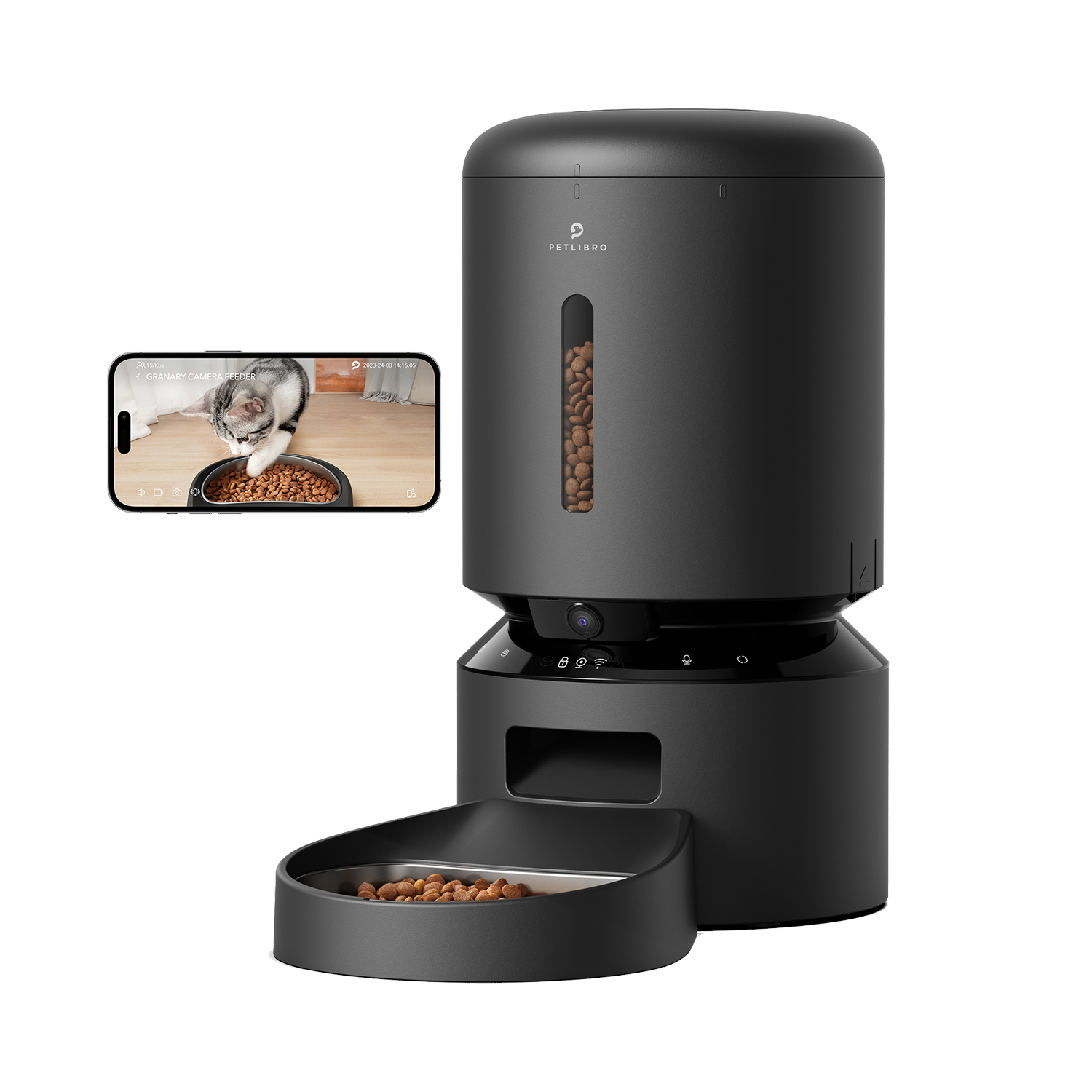 PETLIBRO GRANARY スマートカメラ給餌器 Petlibro Granary Smart Camera Feeder | Bestellen | Medpets.nl